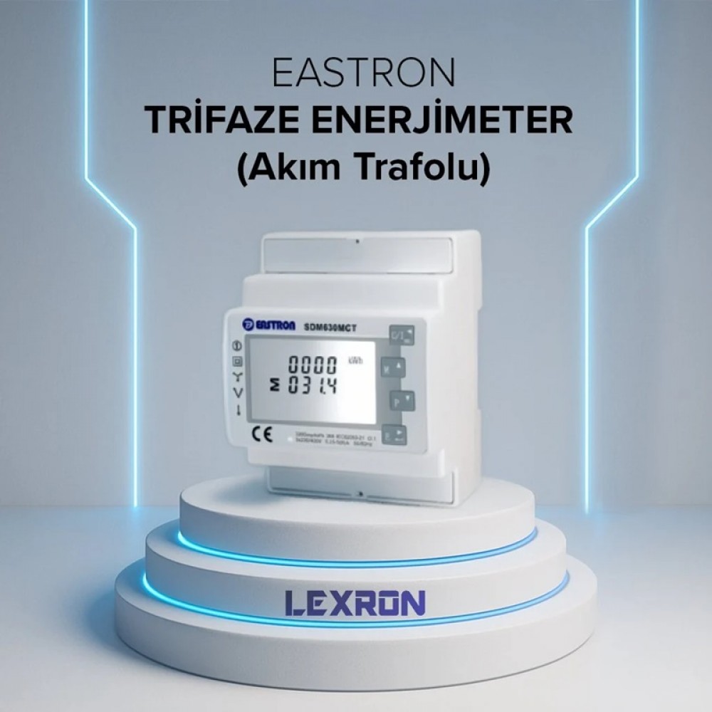 Trifaze Enerjimeter (Akım Trafolu) Eastron Meter